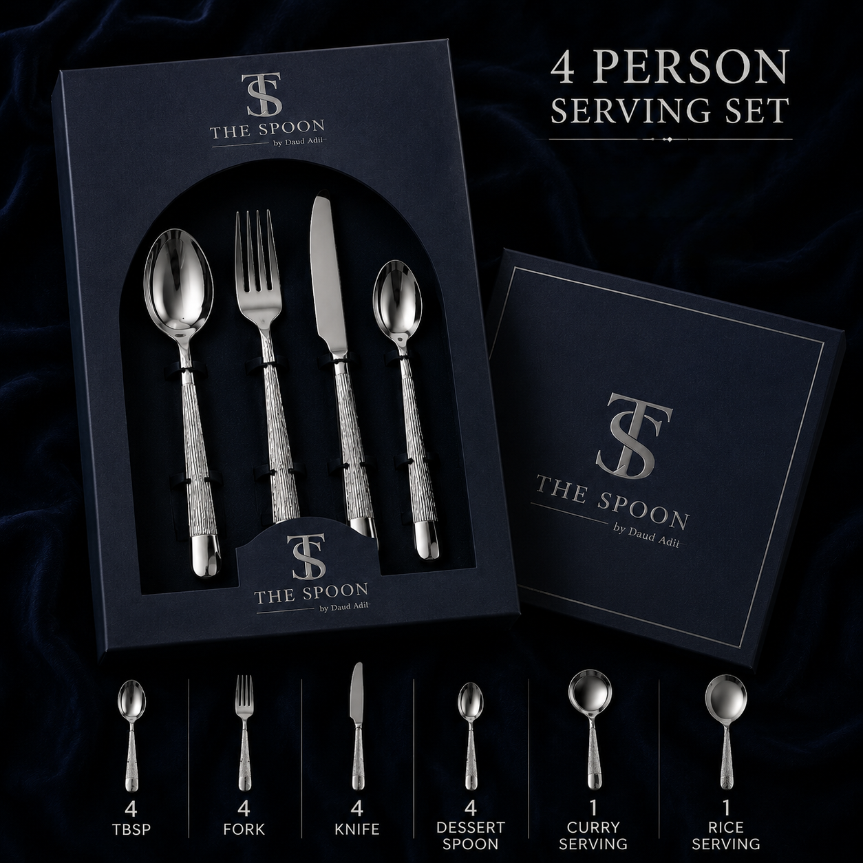 Naqsh 4 Persons Serving Set